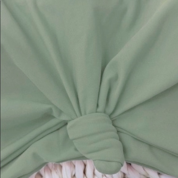 NEW Knotted Scoop High Cut Bathing Suit - Picture 3 of 8